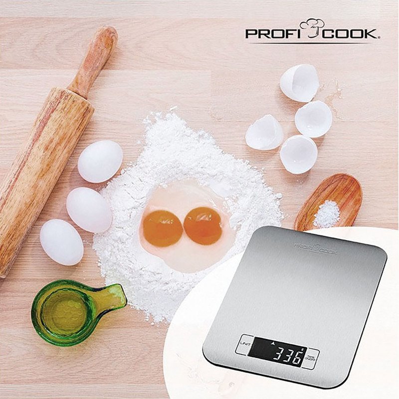 Balance de cuisine PC-KW 1061, acier inoxydable