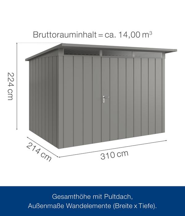 Hörmann Metallgerätehaus Juno JPD12 M-Sk