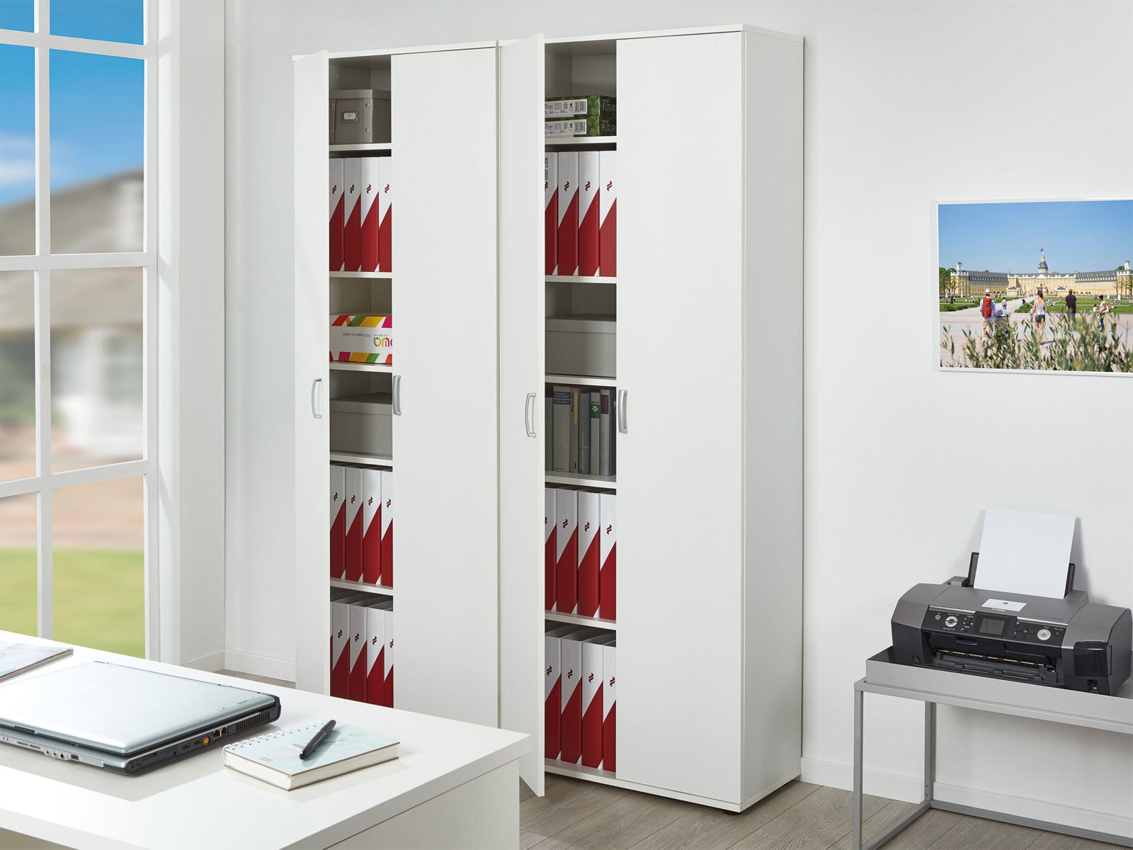 Mehrzweckschrank PEPE 70 x 189 cm Weiß