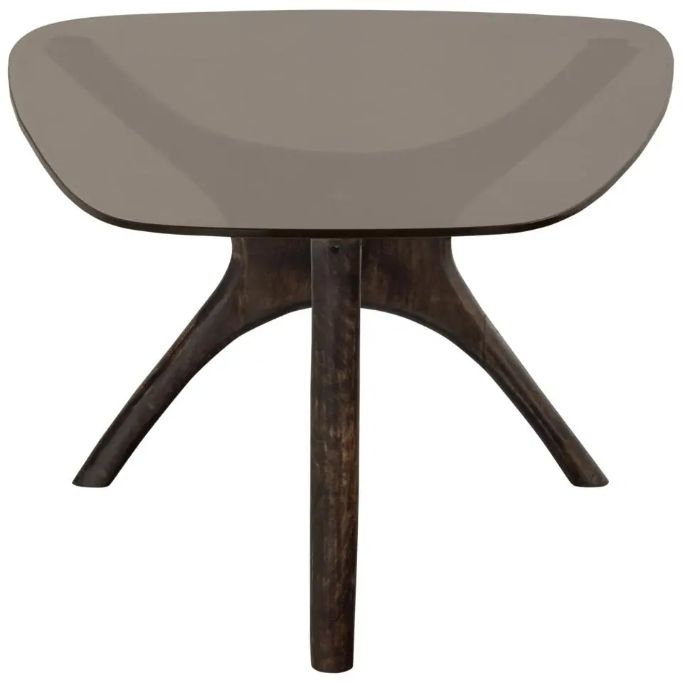 WOOOD Flash Salontafel - Glas/Hout - Walnoot - 42x110x60