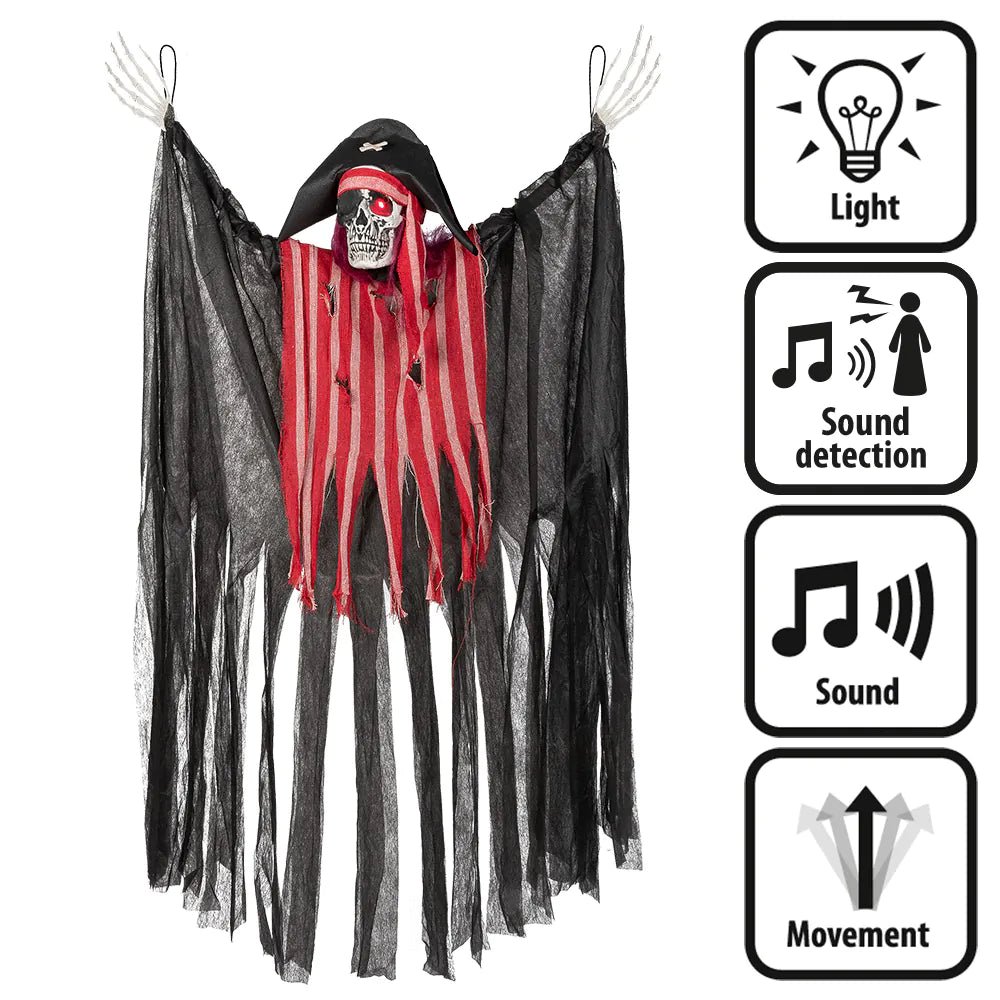 Halloween Pop Lachende Piraat 1,6m