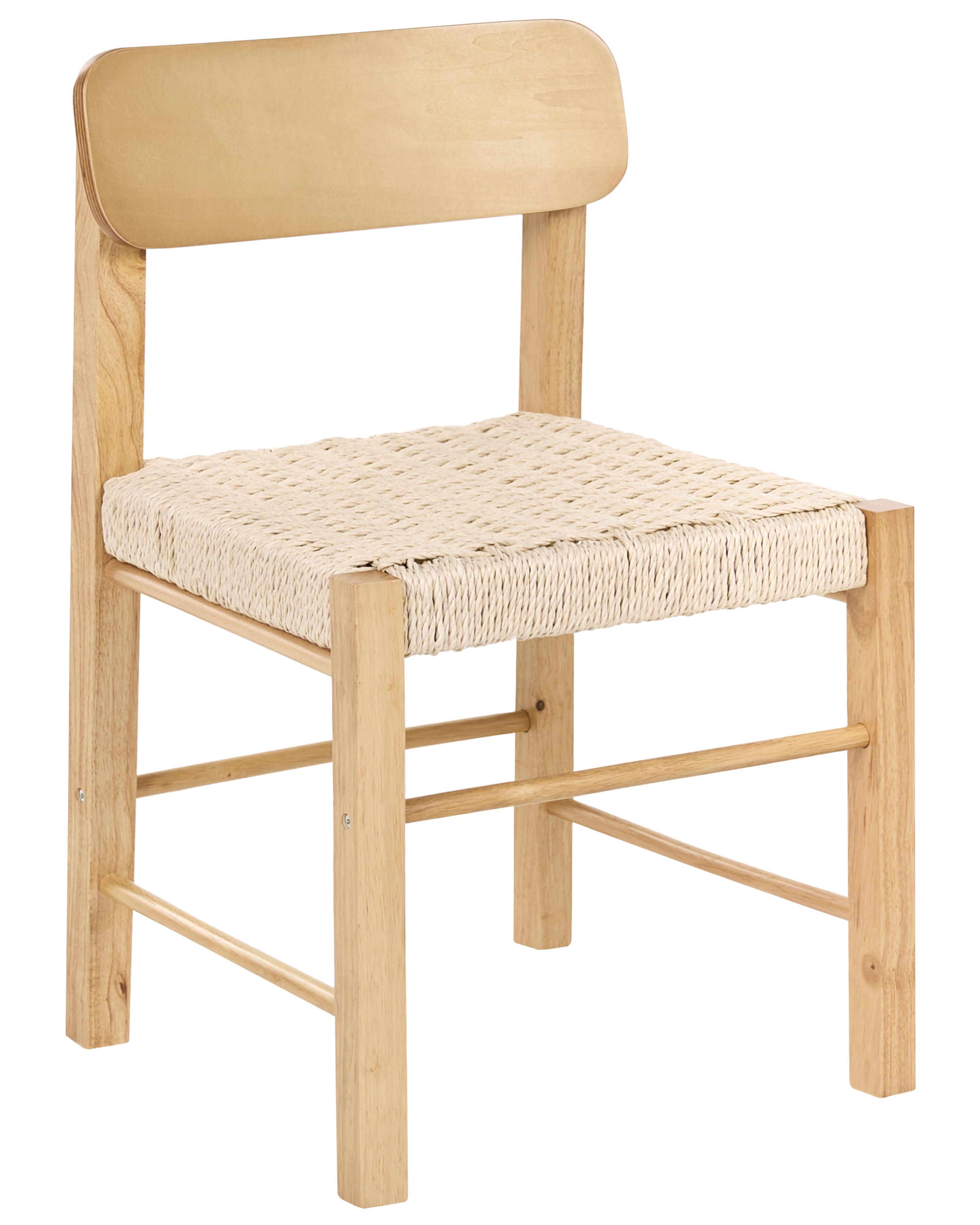 Set van 2 eetkamerstoelen ALLOS Hout Lichtbruin