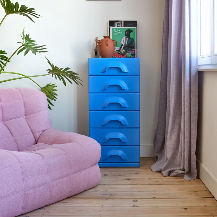 HKliving - Kommode mit 2 Schubladen, blush