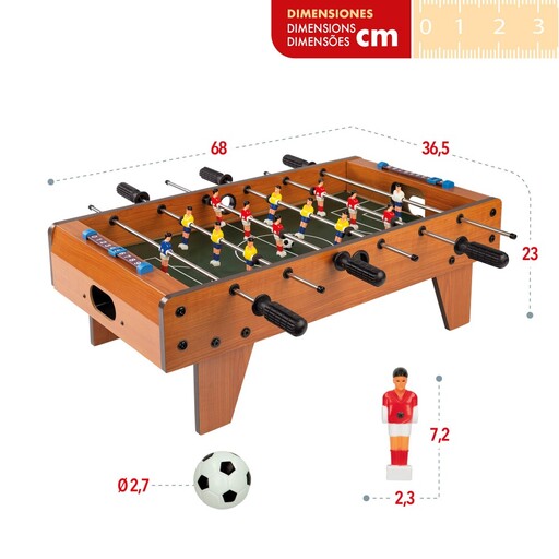 Mesa de pebolim de madeira CB Games