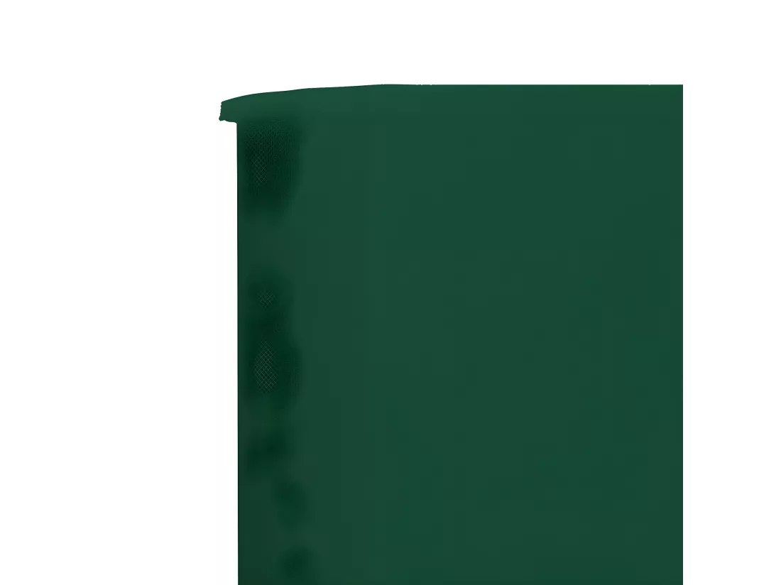 Paravent 3 panneaux Tissu 400 x 80 cm Vert
