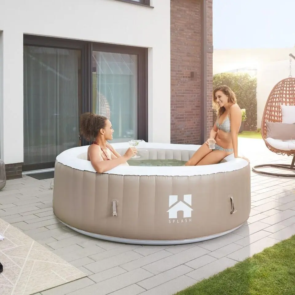 HOME DELUXE Buitenwhirlpool SPLASH Beige