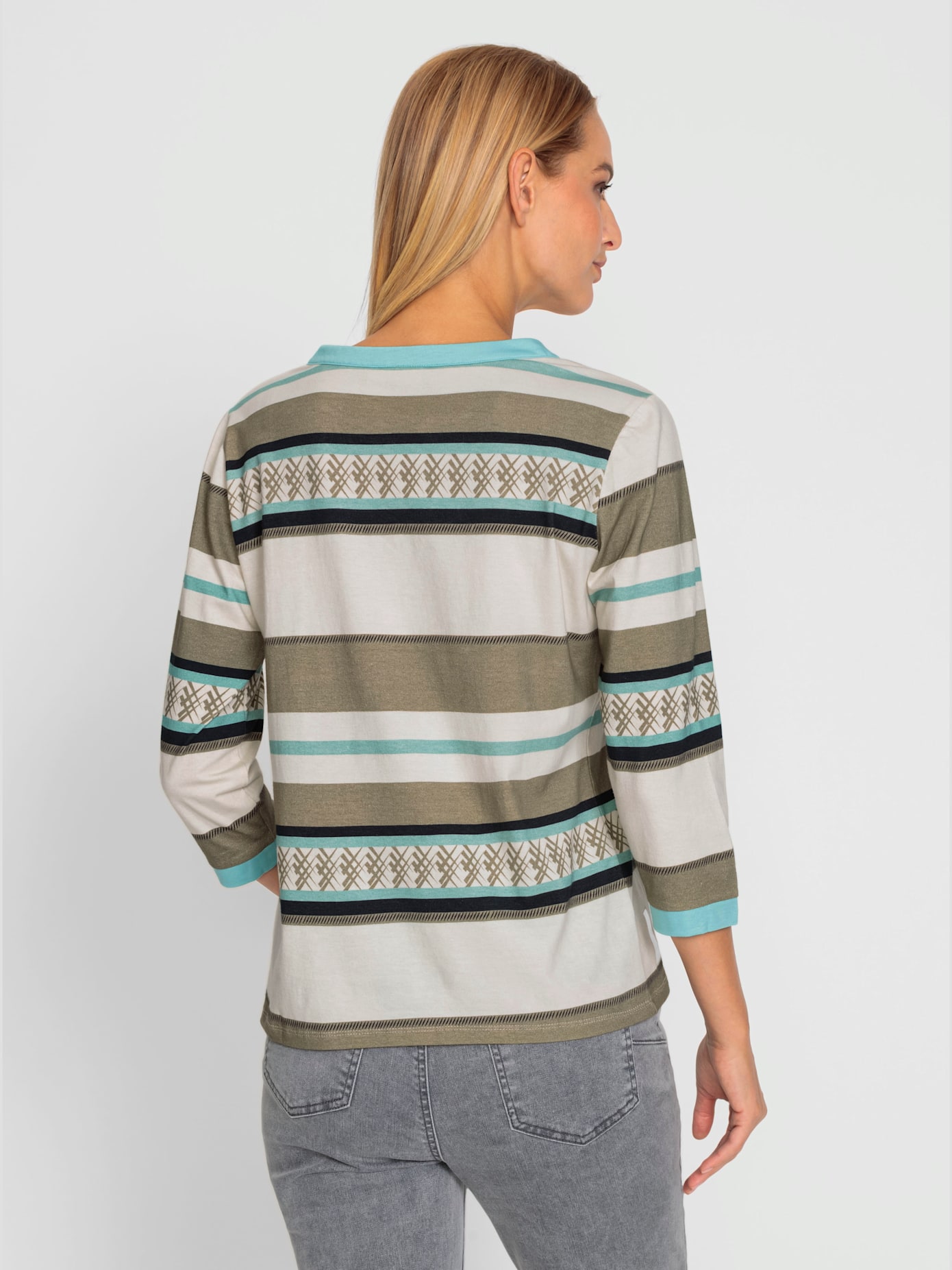 T-shirt imprimé joli imprimé feuille devant