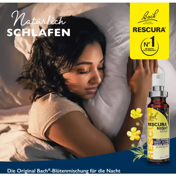 Bachblüten RESCURA® Night Spray alkoholfrei