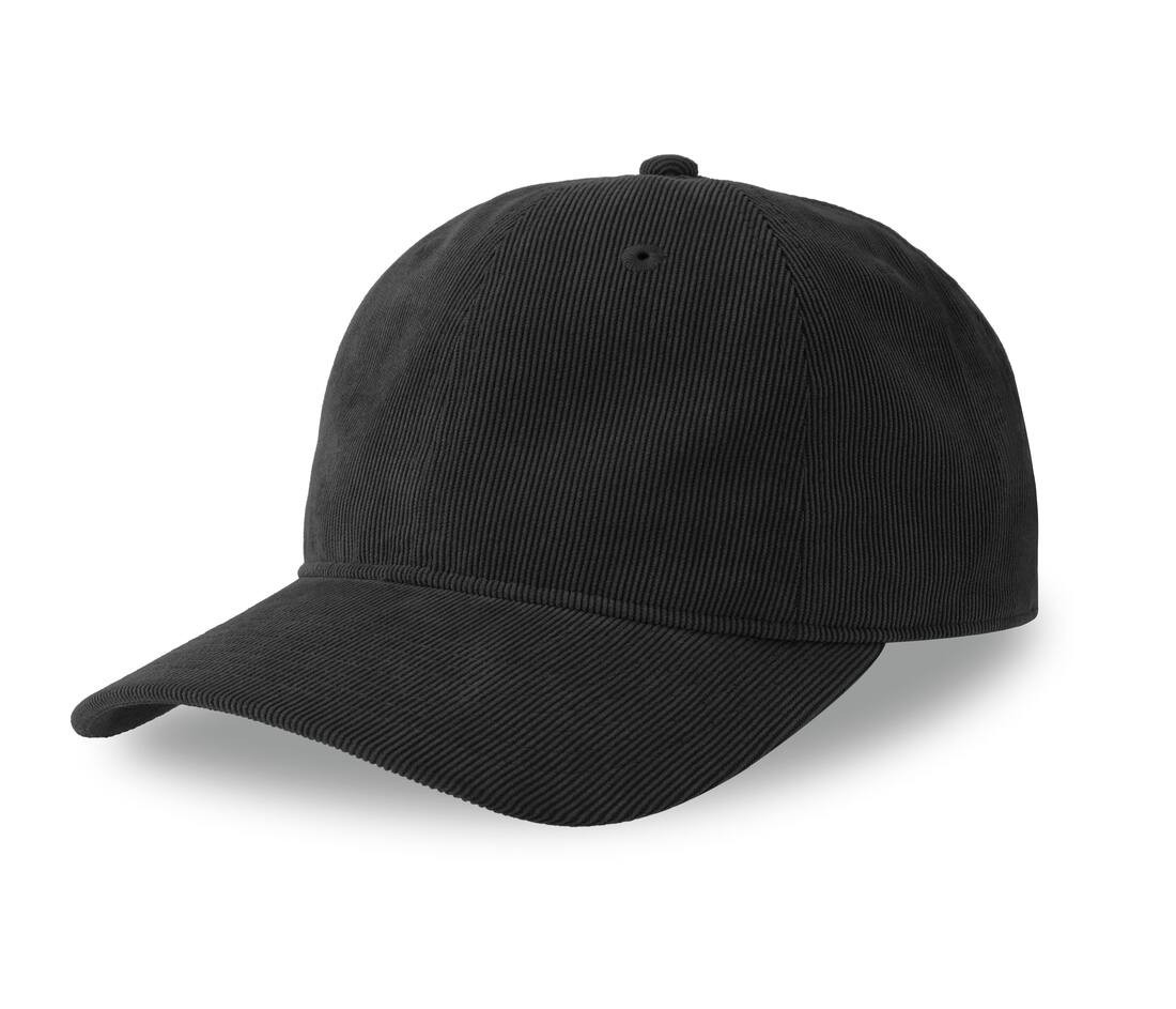 ATLANTIS HEADWEAR AT242 - Casquette 6 pans mid visor corduroy recyclé