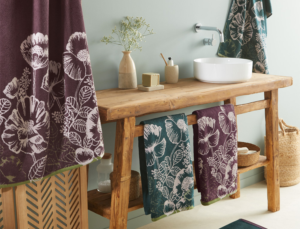 Serviette de bain-Brise Florale