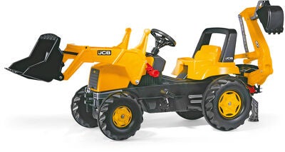 Rolly Toys Trampetraktor med Laster og Grabb JCB