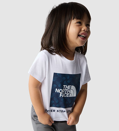 The North Face T-Shirt - Box Infill Print - Weiß