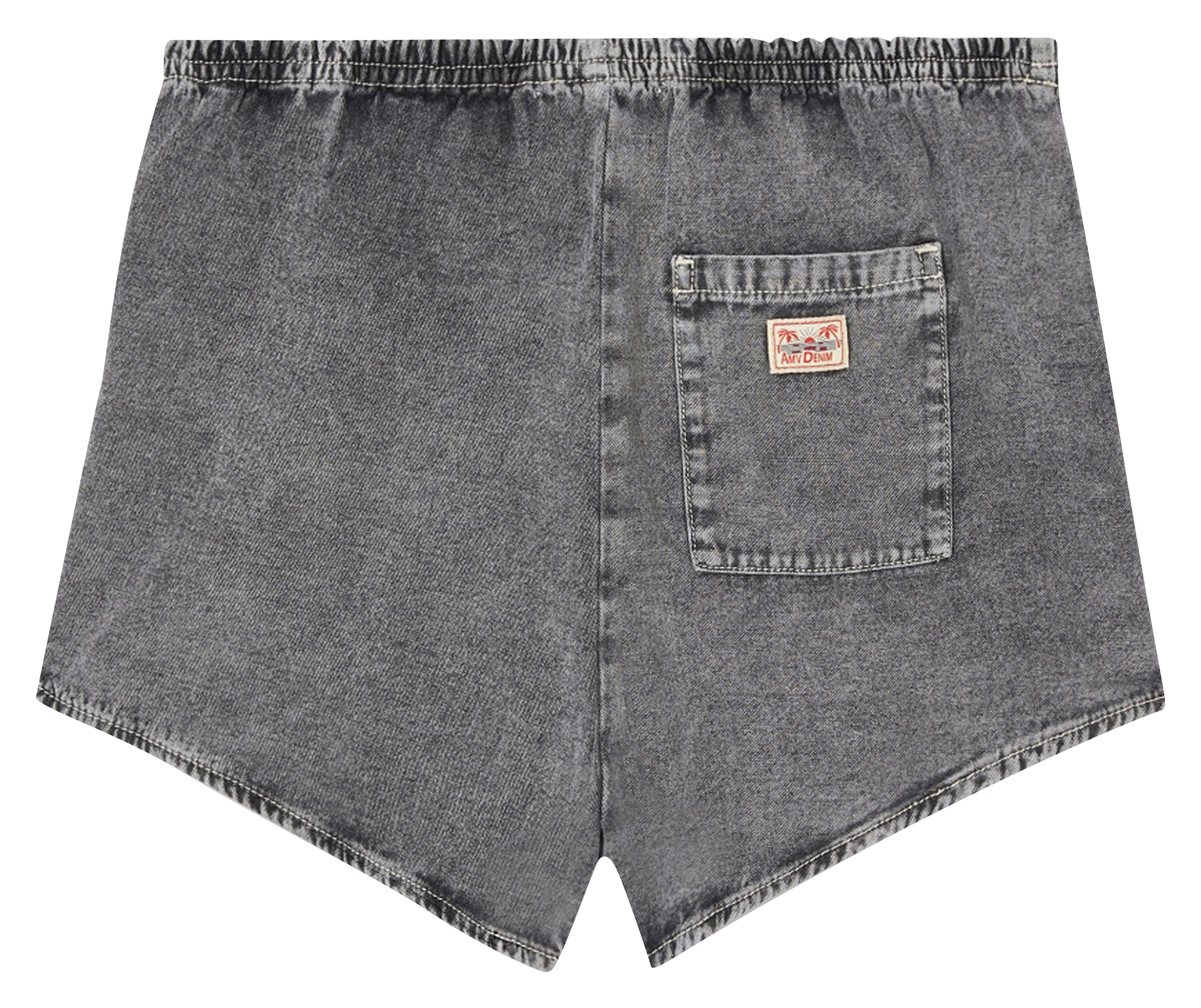 JAZY - Short droit en coton | Gris
