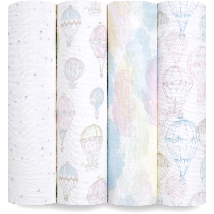aden + anais™ Pucktücher Above the clouds 4er-Pack