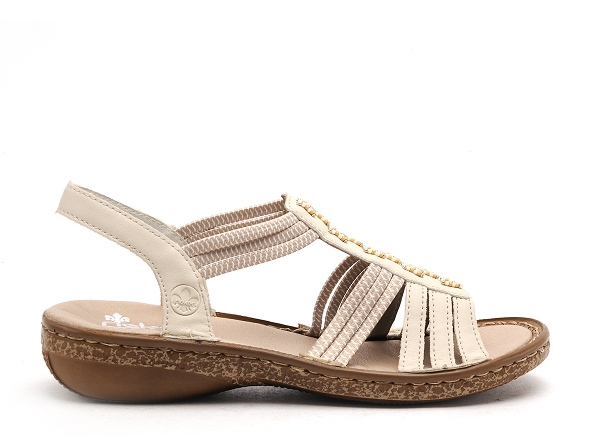 Rieker nu pieds plats femme 62855 beige