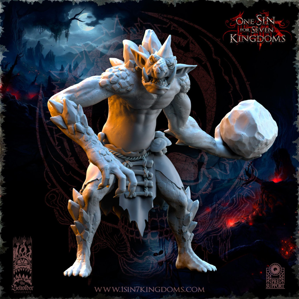 The Beholder Miniatures - Trolls - Trolls des Roches