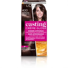 L'Oreal Casting creme gloss 400 middenbruin haarkleur