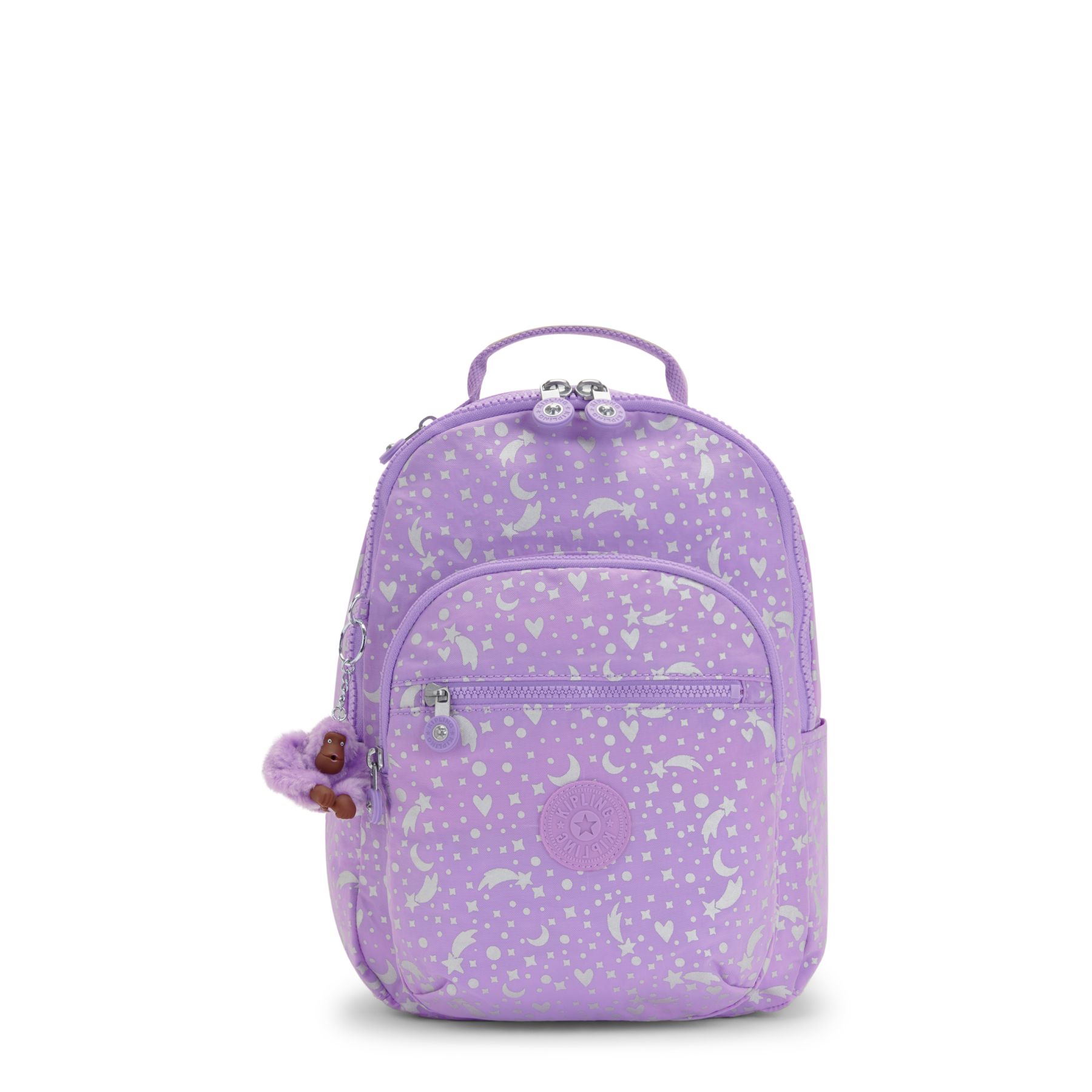 SEOUL S Petit Sac à Dos avec Compartiment pour Tablette - Galaxy Metallic