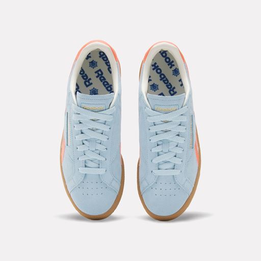 Reebok Club C Grounds Sneakers, Softblue/Coral/Gum, 37