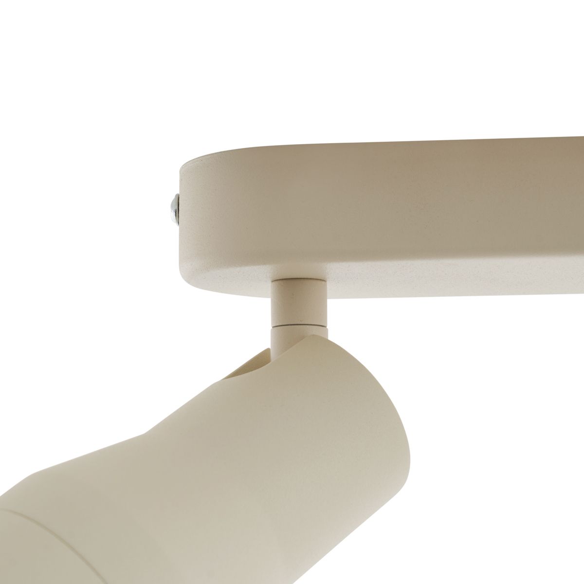 Afgeronde plafondspot beige GU10 50mm 2-lichts - Stanley