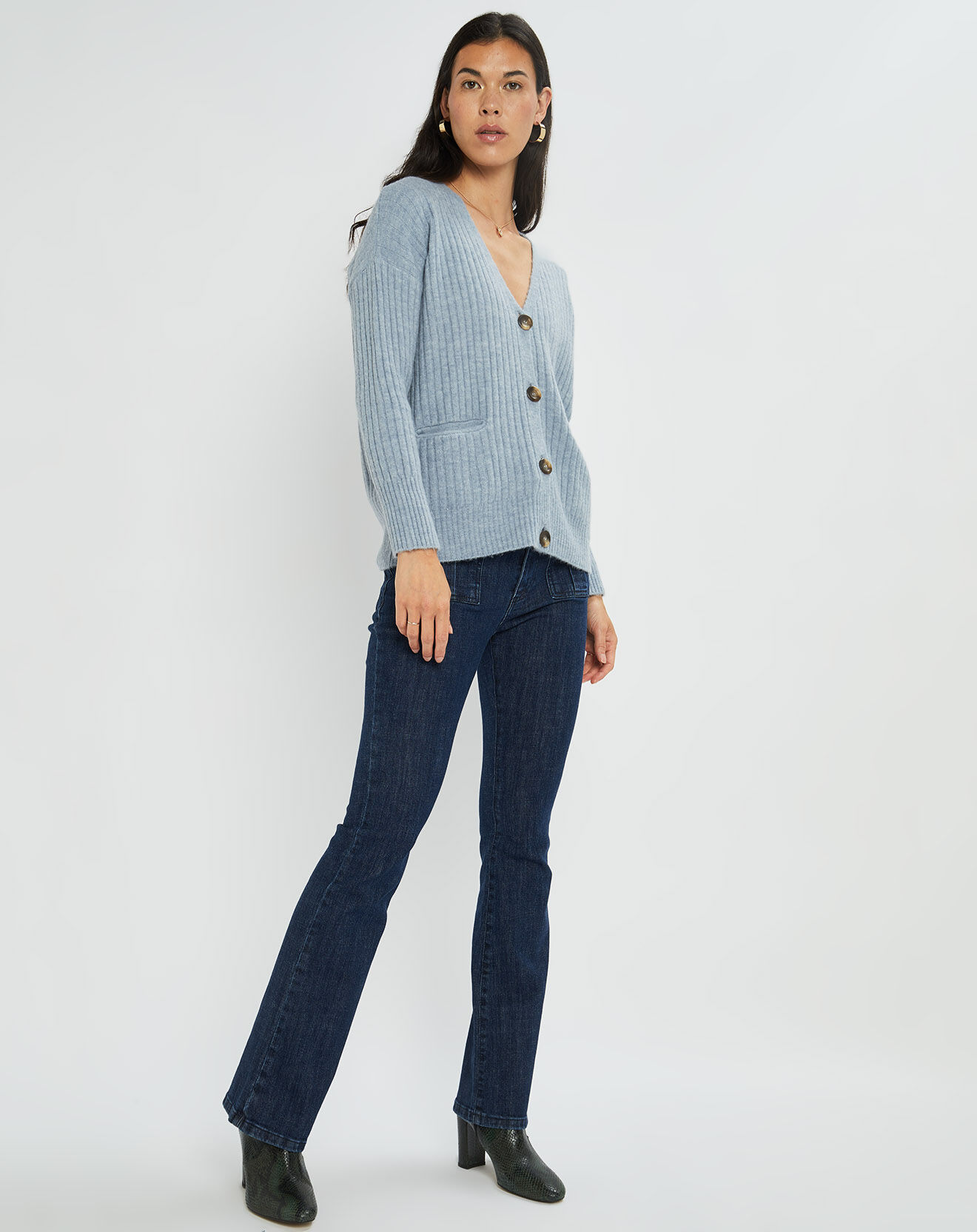Lauren Vidal Jean Biba bleu