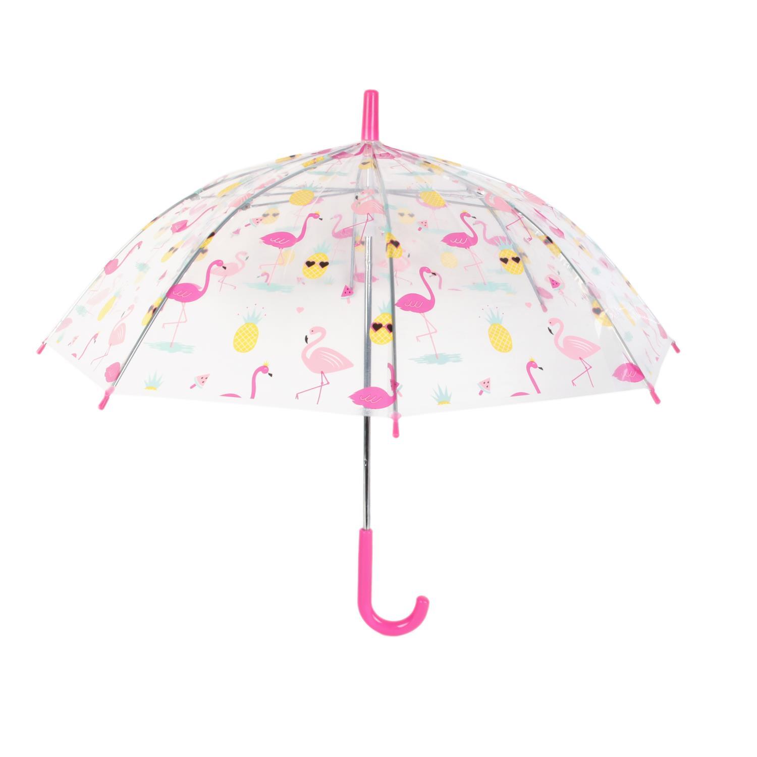 PARAPLUIE ENFANT TRANSPARENT IMPRIME