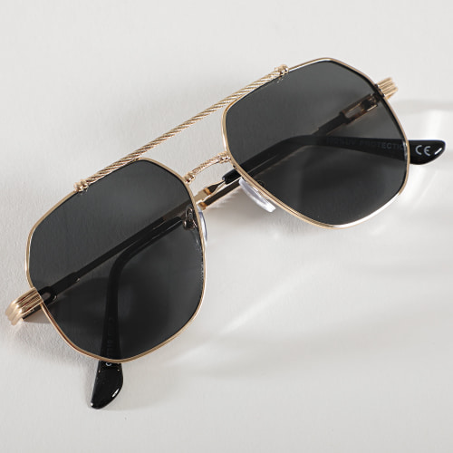 Lunettes De Soleil CV2319 Noir Doré