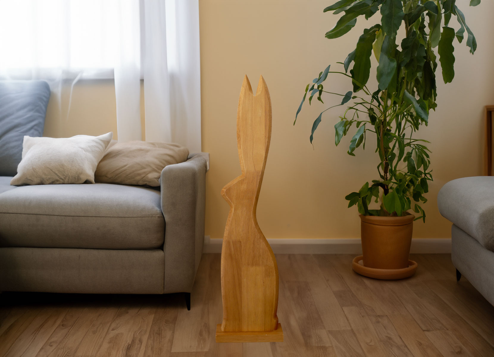 Holz-Osterhase groß 75cm