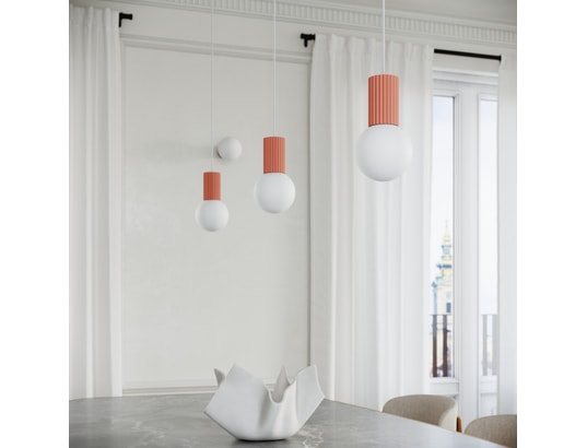 SOLLUX LIGHTING - Lampe à poser halo peach