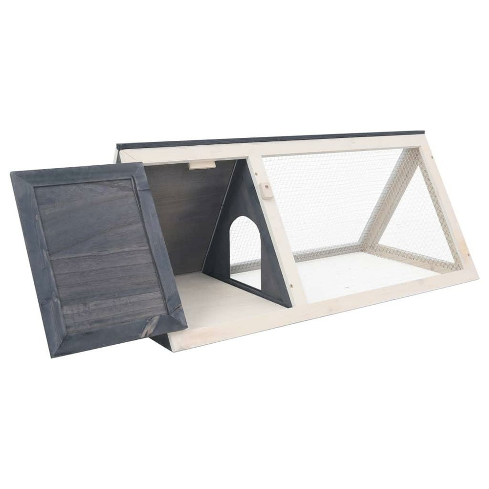 Clapier 98 x 50 x 41 cm gris bois