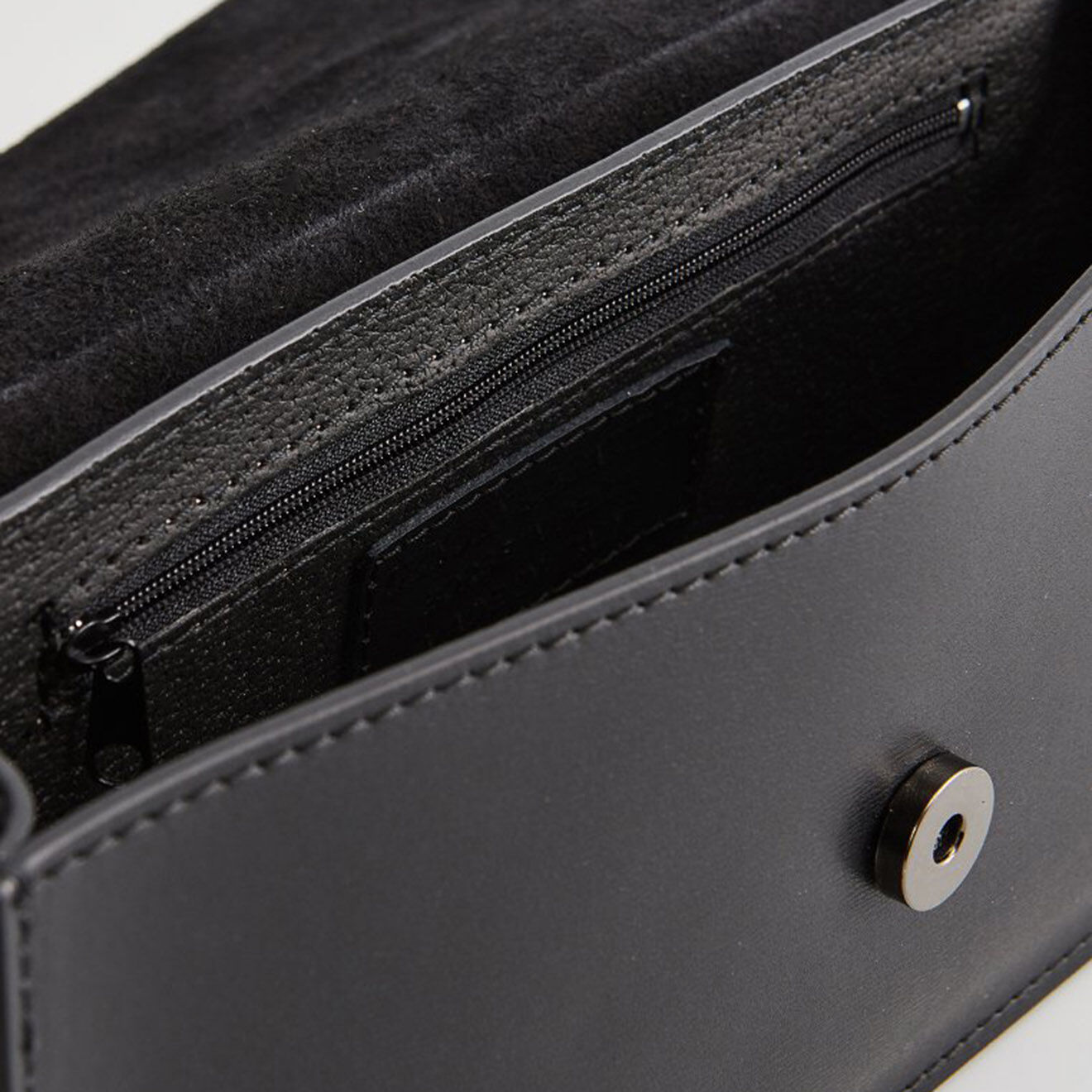 Christian Laurier Sac porté épaule en Cuir Hazel noir - 24.5x12.5x5 cm