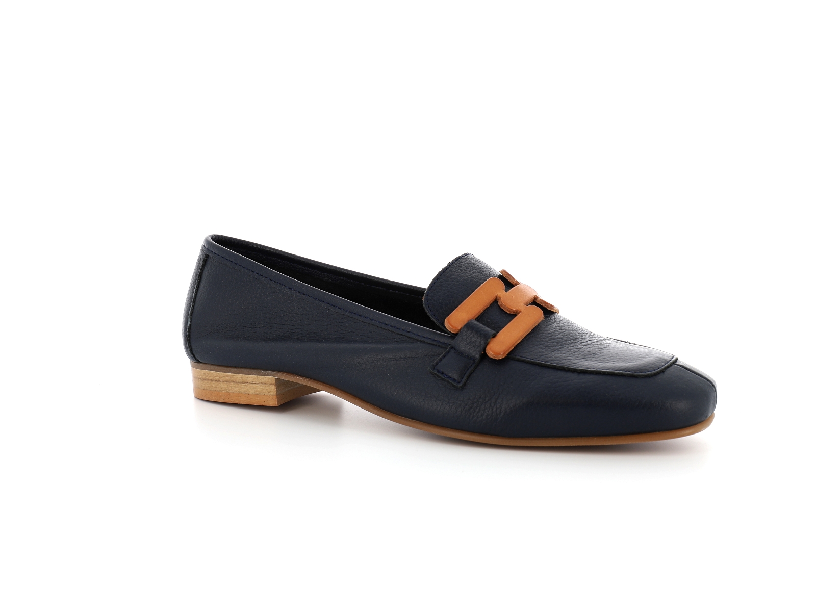 Cavargna shoes-ESCAPON Cuir Marine