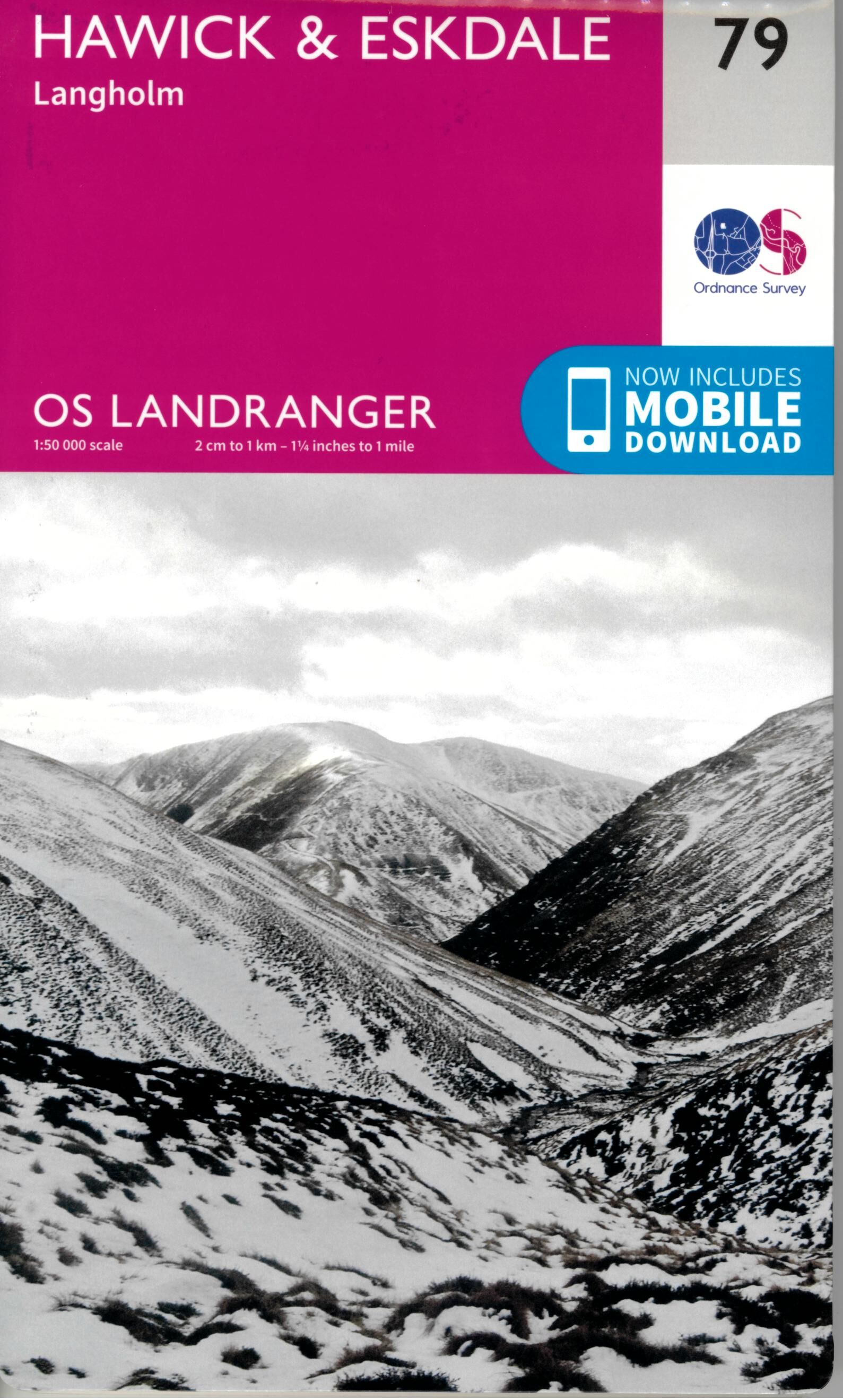 ORDNANCE SURVEY - 79 GB HAWICK ESKDALE 1 50 000