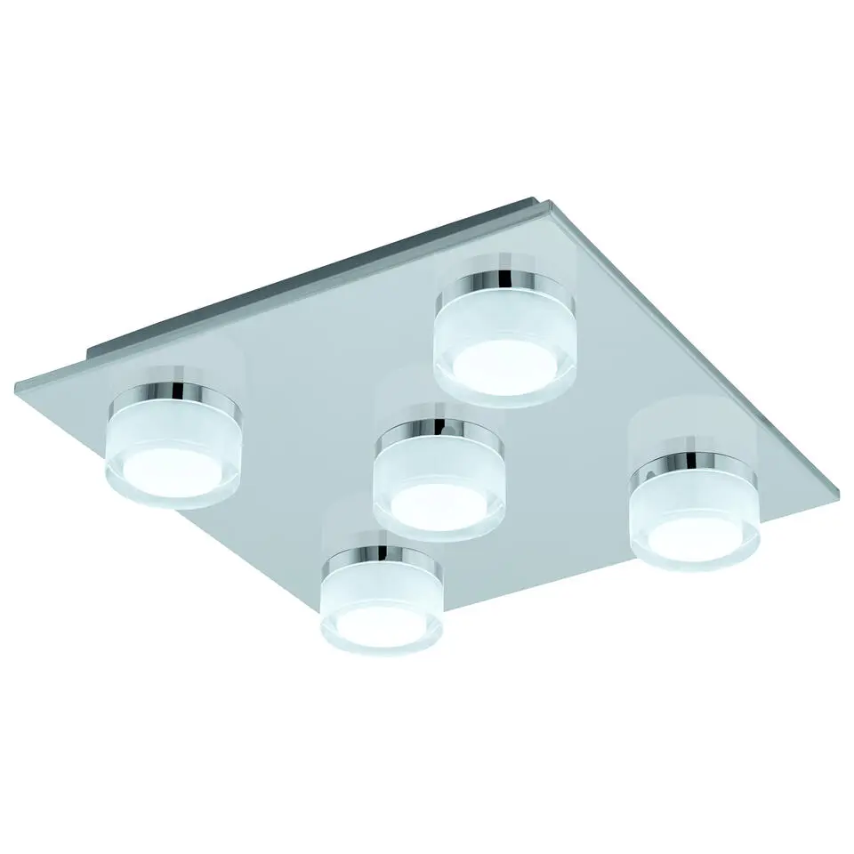 EGLORomendo1Plafondlamp-LED-32cm-Chroom-Dimbaar