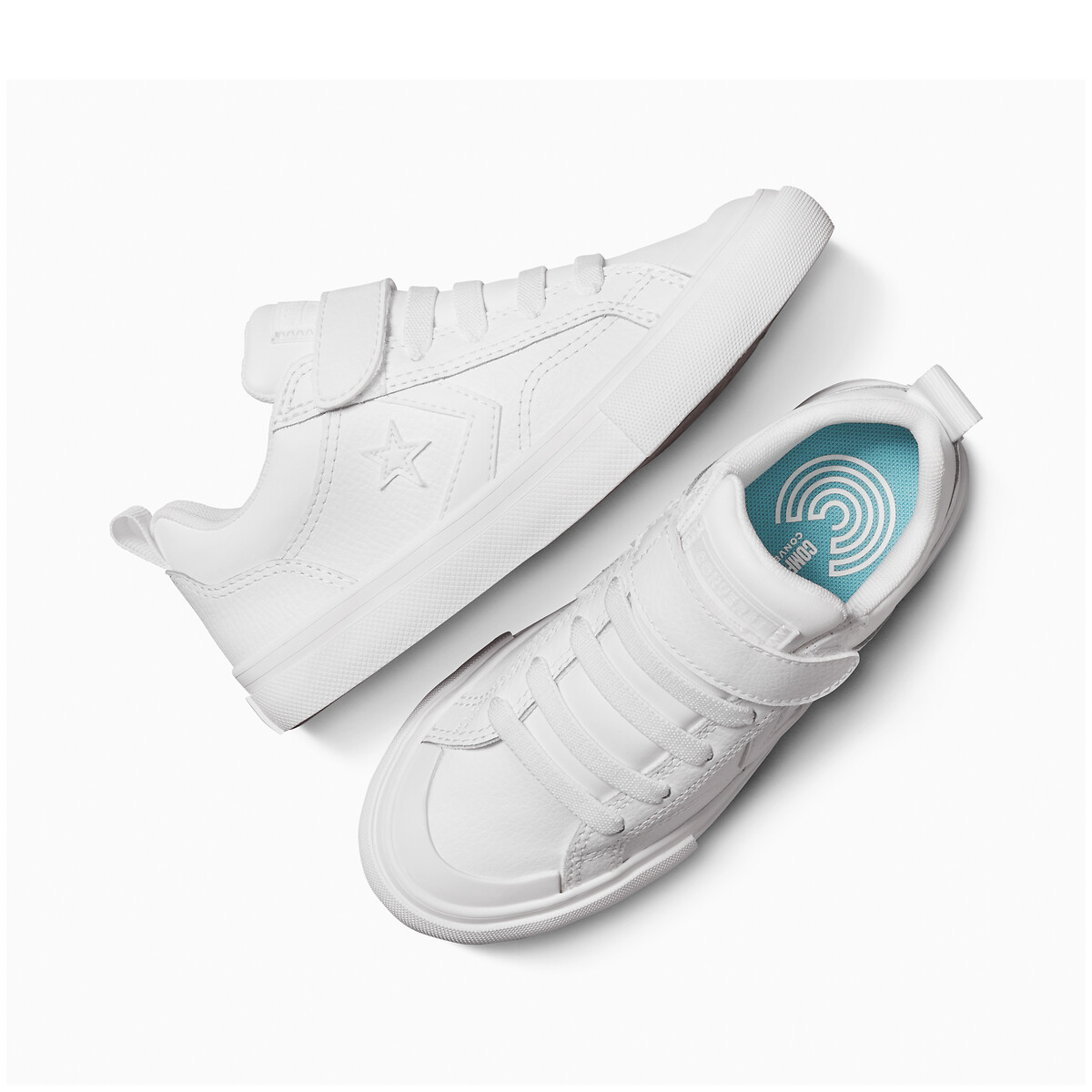 CONVERSE<br>Tênis em couro Foundational com tira Leer Pro Blaze