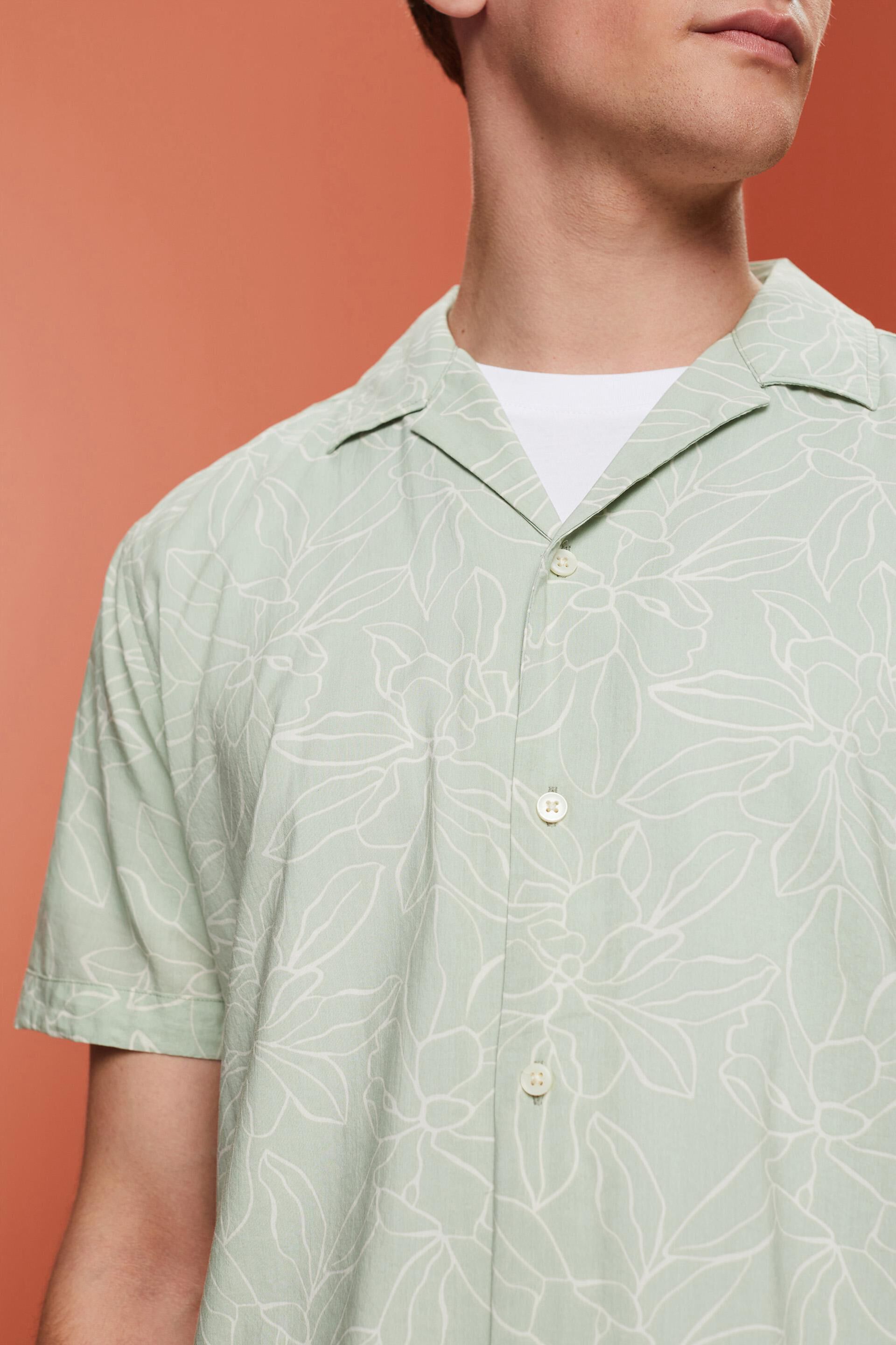 Chemise manches courtes à motif
