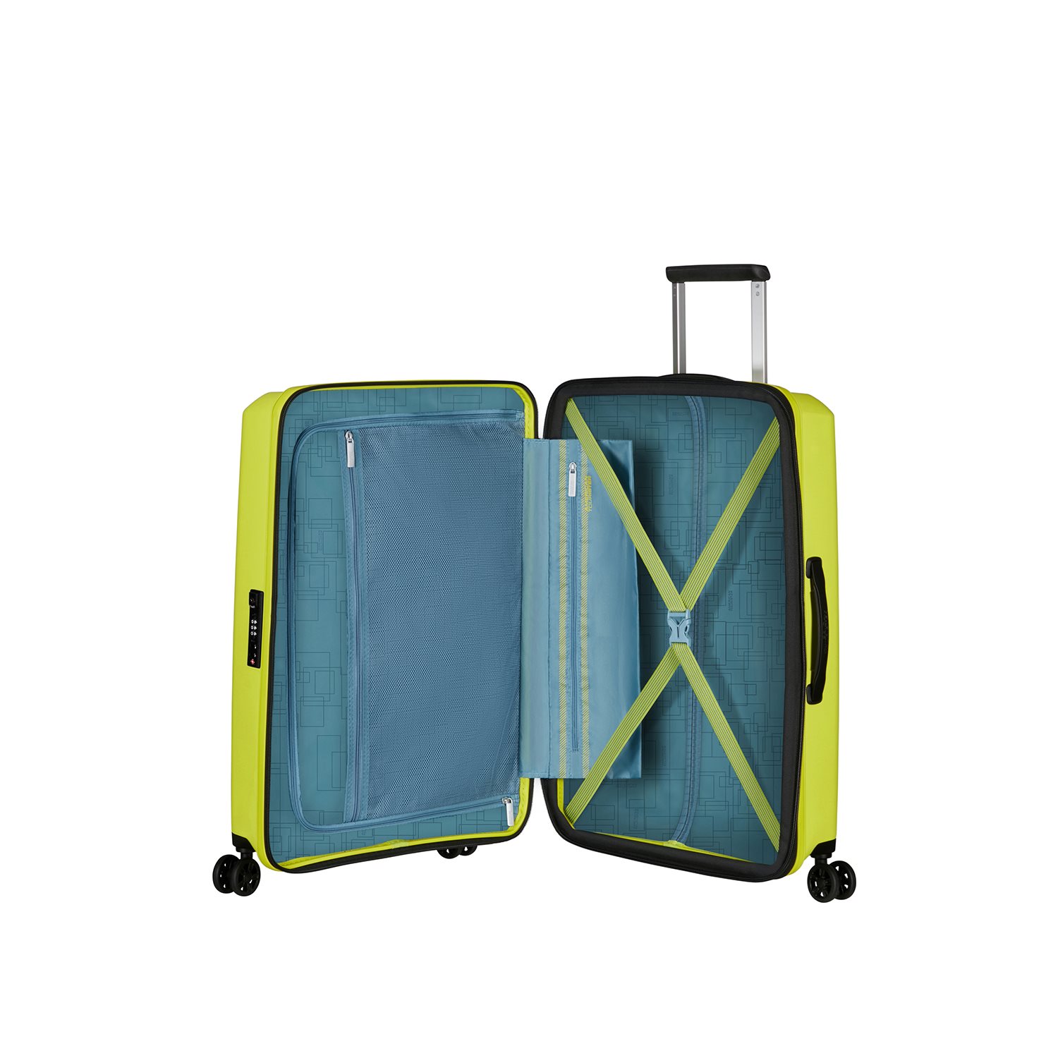 American Tourister Aerostep Spinner 67 Exp light lime