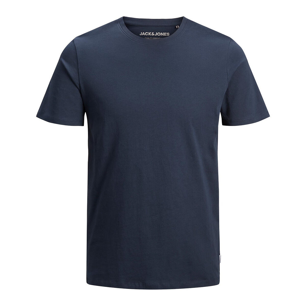 JACK & JONES<br>Camiseta de gola redonda em algodão orgânico
