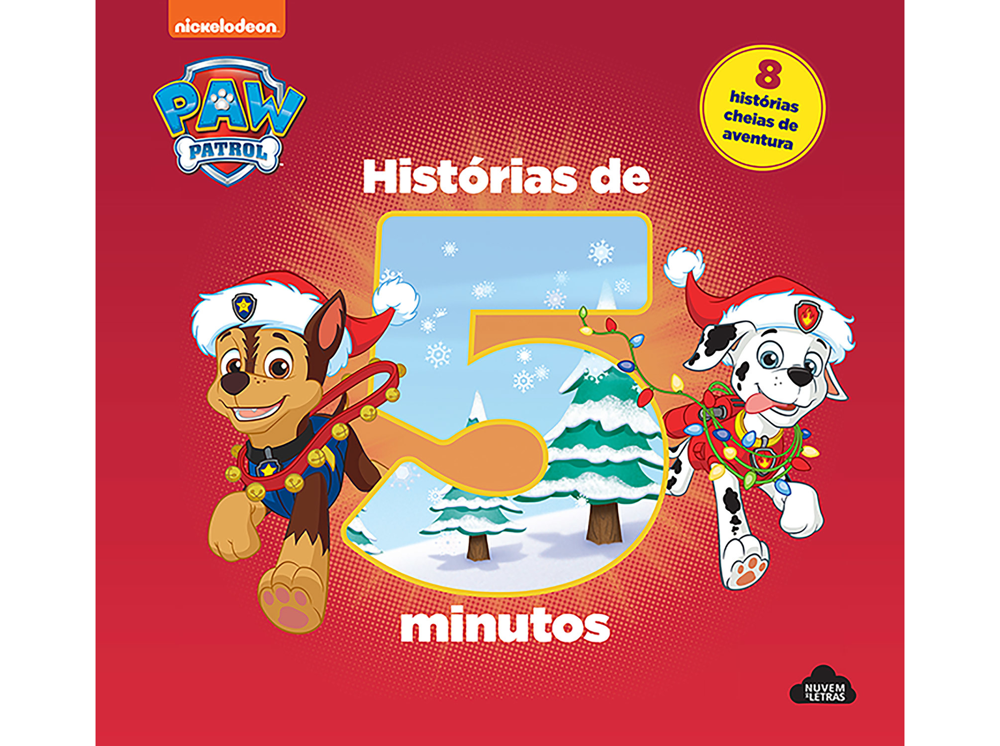 LIVRO PATRULHA PATA: HISTÓRIAS DE 5 MINUTOS