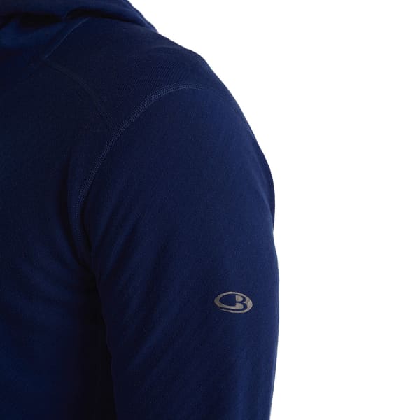 Veste polaire randonnée ICEBREAKER DESCENDER LS ZIP HOOD M ROYAL NAVY