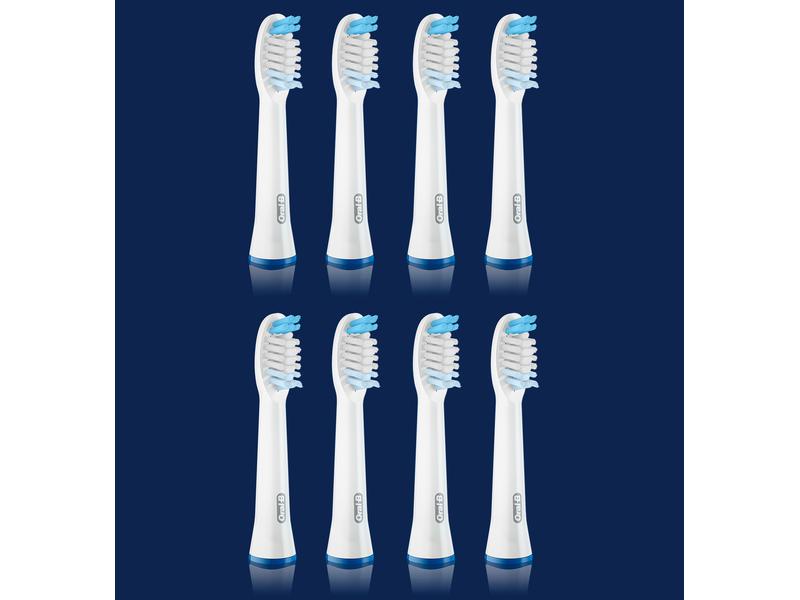 Oral-B Zahnbürstenkopf Pulsonic Clean, 8 Stück Aufsteckbürsten