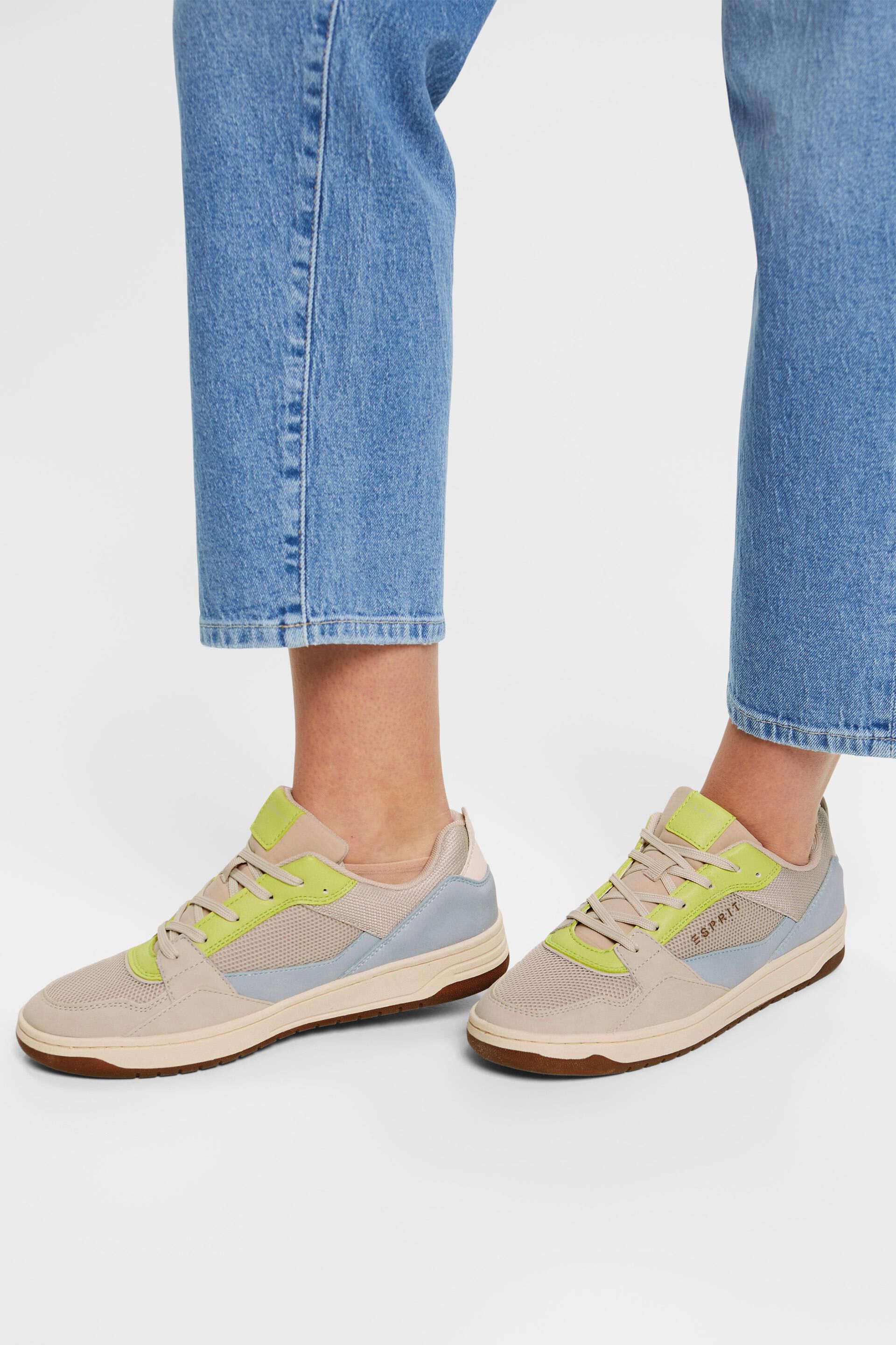 Sneakers multicolores en similicuir
