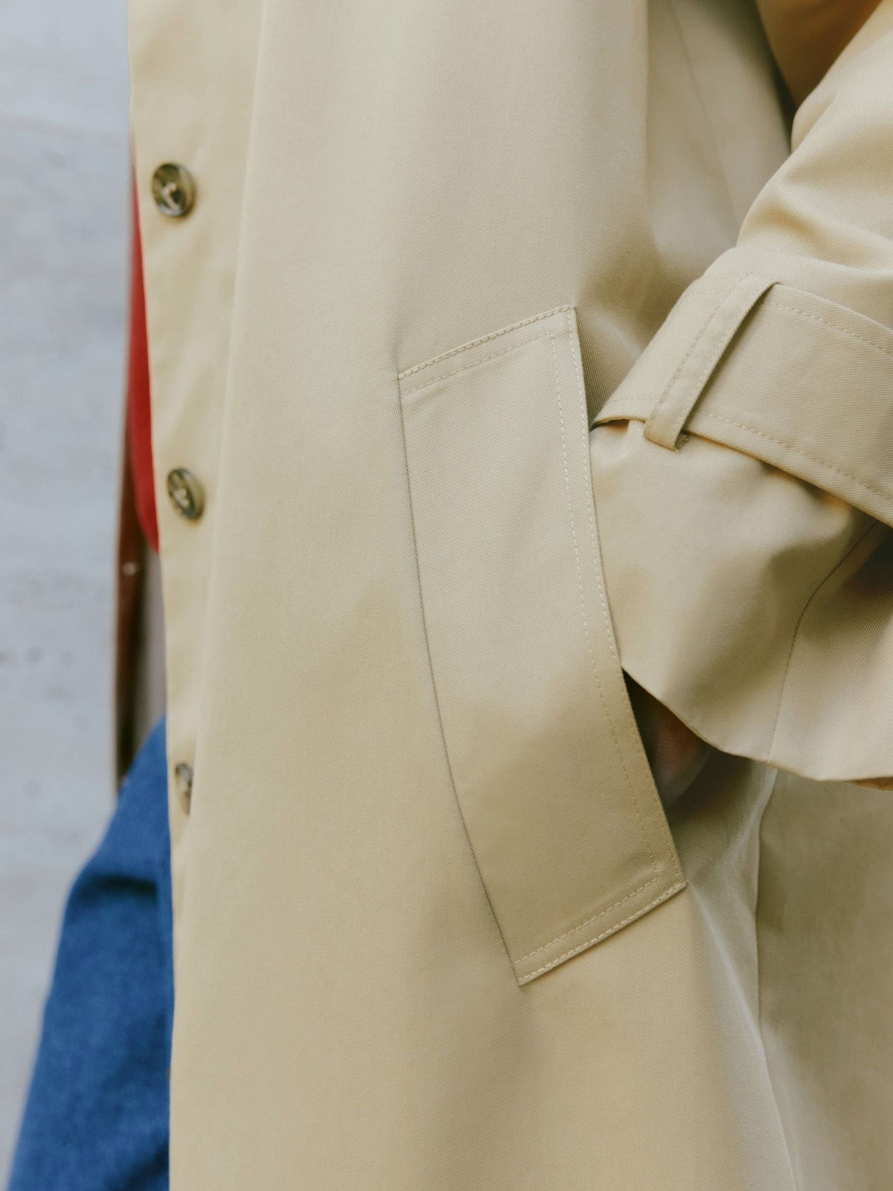 Albaray Natural SB Trench Coat