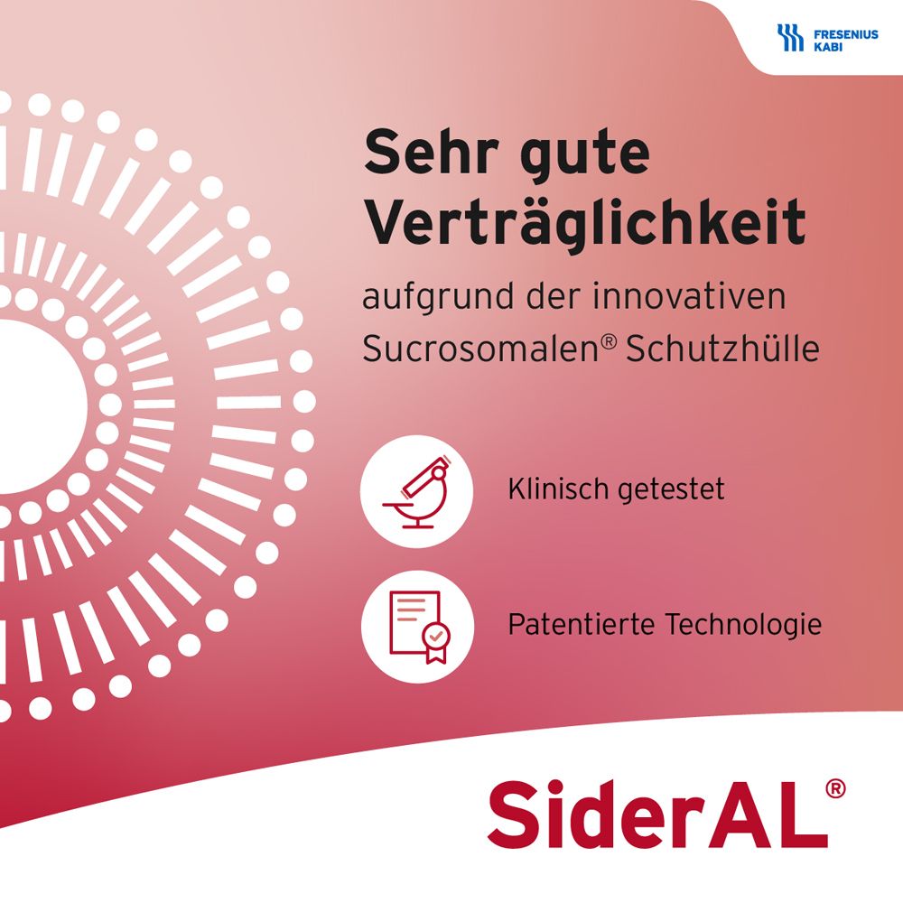 SiderAL® Eisen 14mg Cola mit Vitamin C | Nahrungsergänzungsmittel bei erhöhtem Eisenbedarf in der Stillzeit & beim Sport