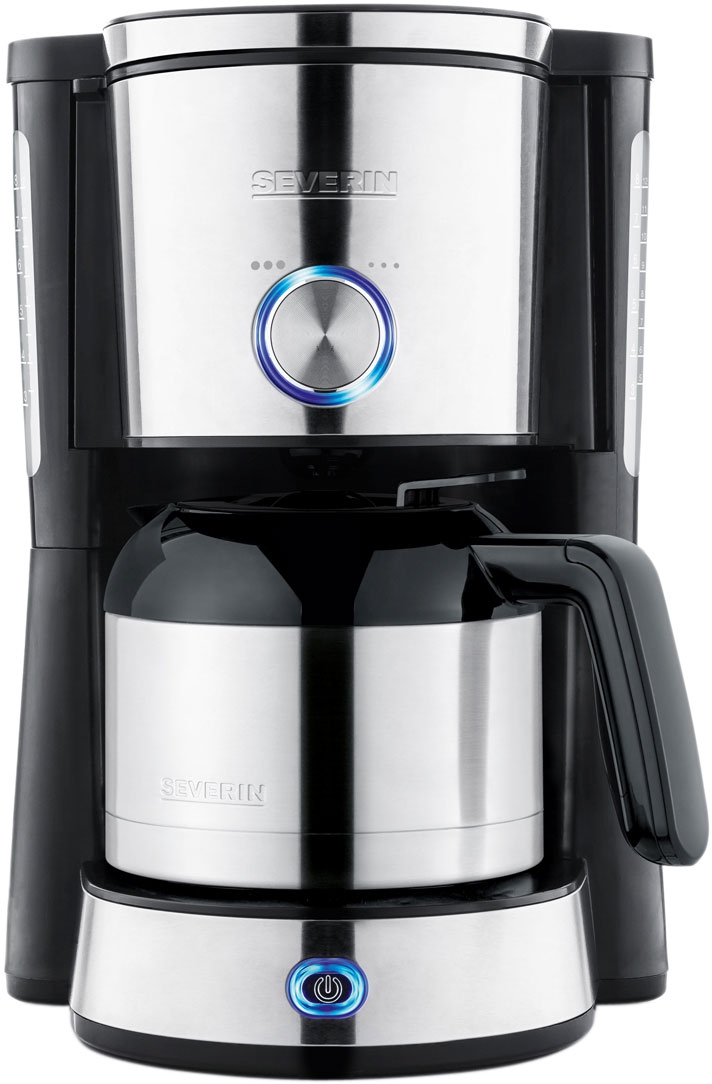Severin Filterkaffeemaschine mit Edelstahl Thermokanne 1 Liter