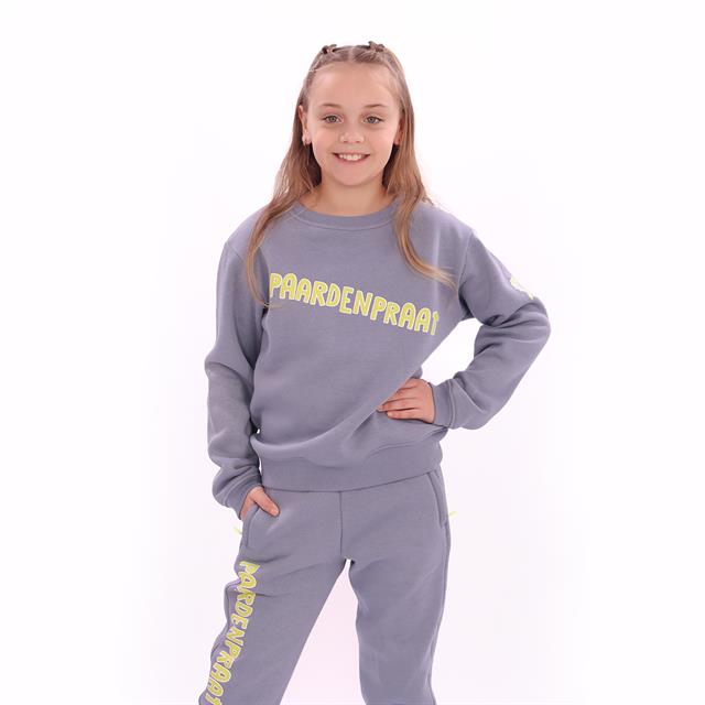 Trui Paardenpraat By Ej Teddy Kids Lichtblauw