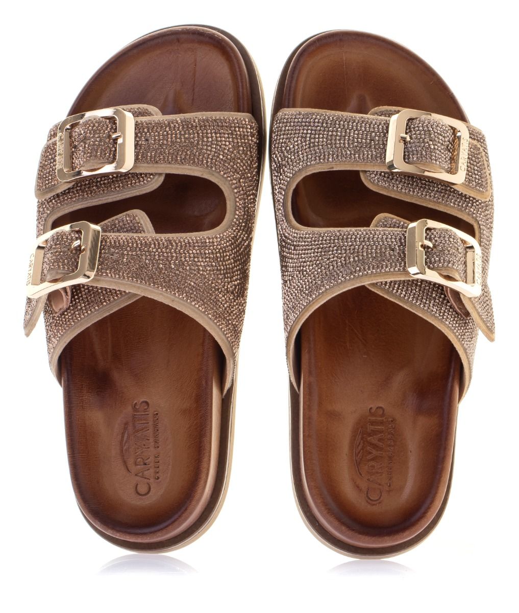 Caryatis Leather Sandals