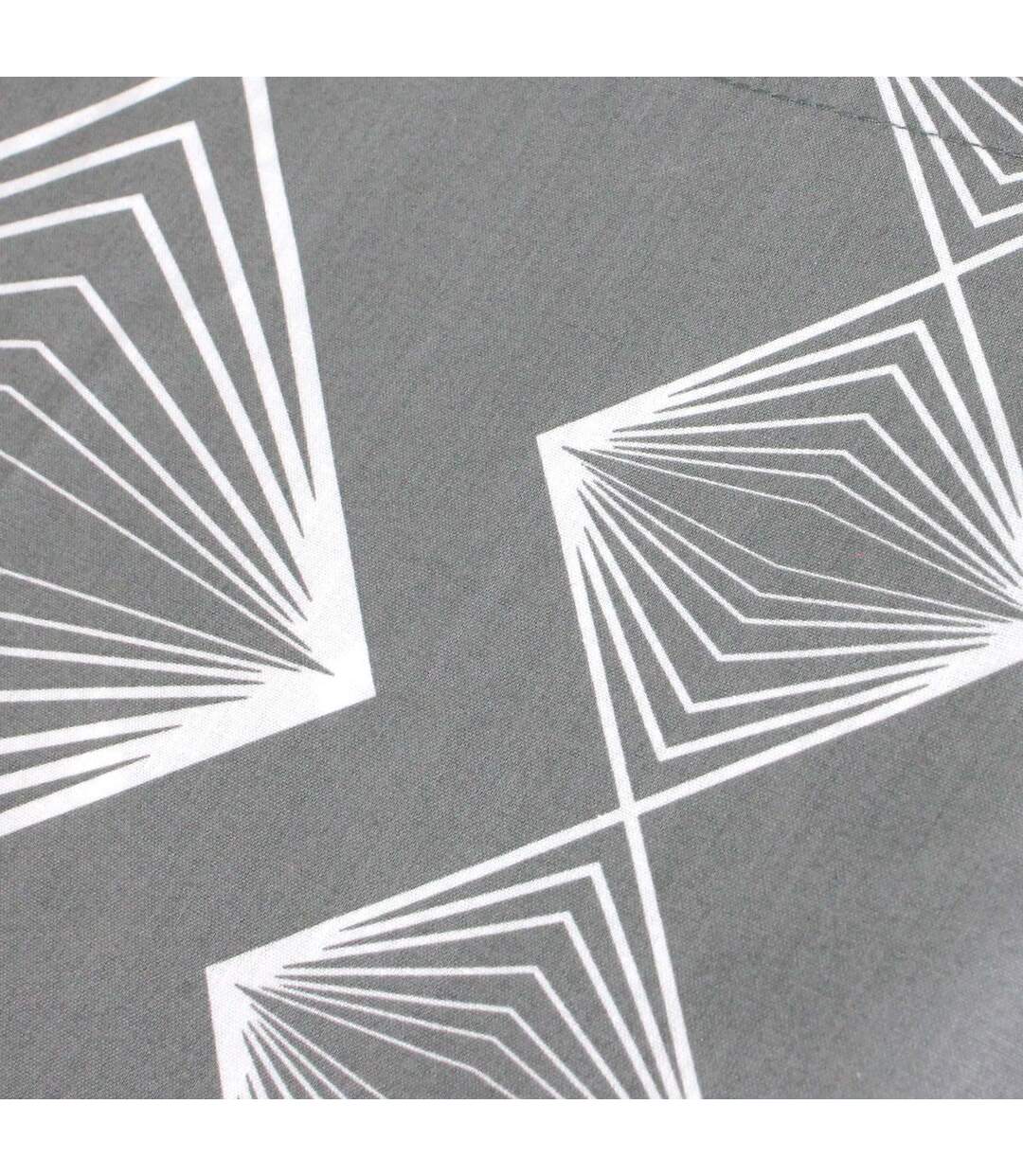 Drap plat 280x310 cm coton FOREVER GRIS gris foncé