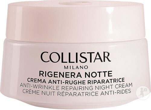 Collistar Rigenera Crème De Nuit Anti-Rides Réparatrice Visage Et Cou Pot 50ml