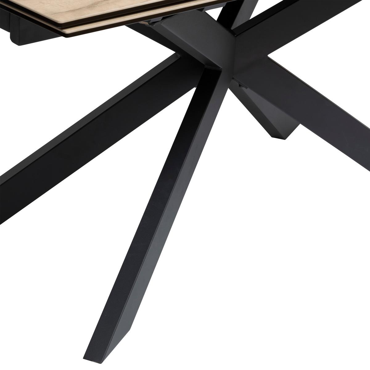 TABLE A MANGER EXTENSIBLE BOOT BEIGE D.160X90X76CM